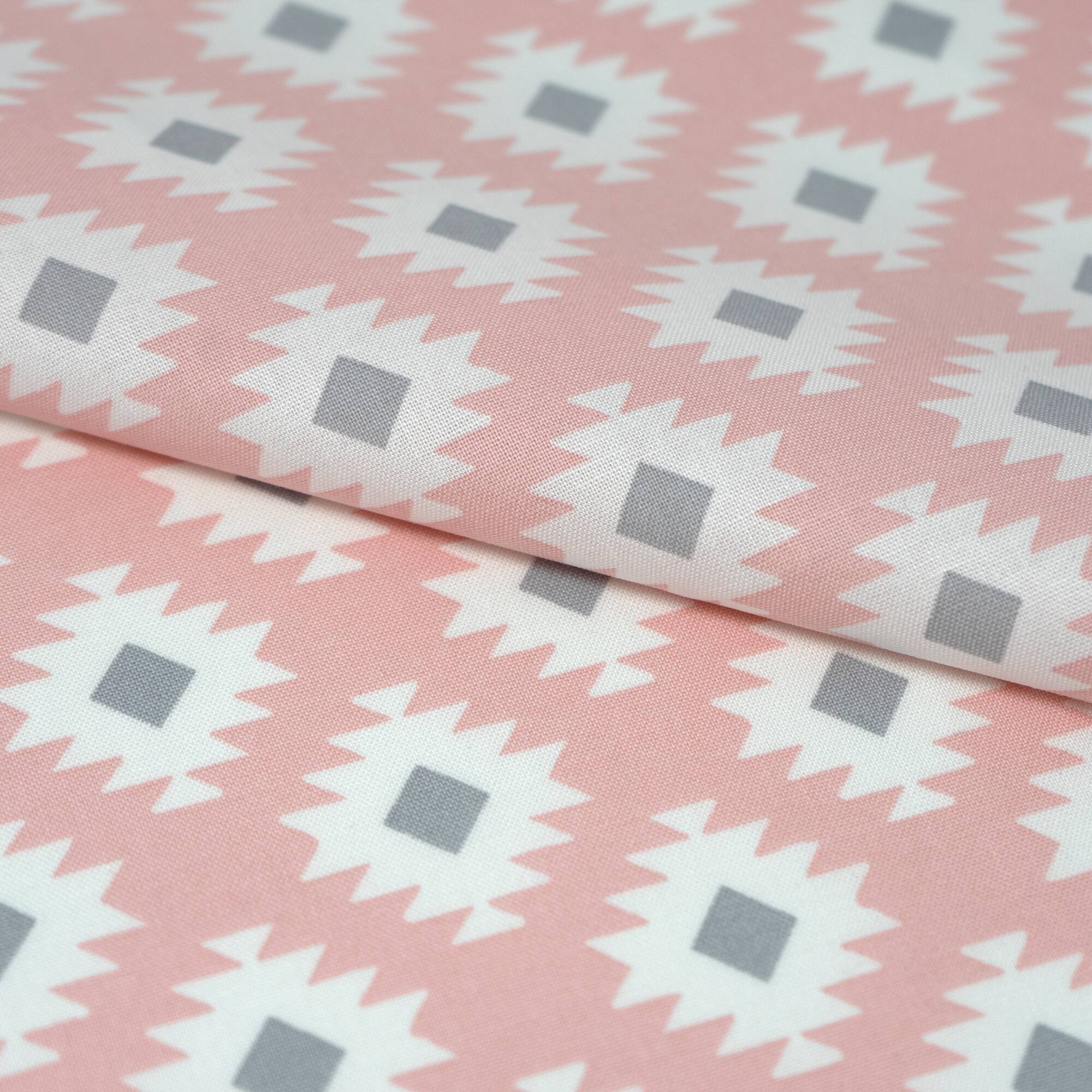 SINGER Pink Dimond Cotton Fabric